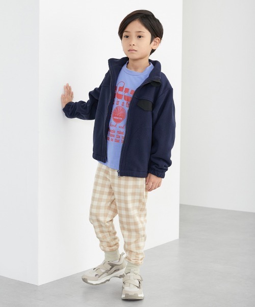 QUNTSTYLE（キュントスタイル）の「サルエルジョガーパンツ（その他パンツ・キッズ・ブラック系1/アイボリー系1/カーキ/ブルーグリーン/チャコール/ブラック系2/ネイビー/ブラック系4/グレー系/パープル系/ブラック系3/ベージュ系・100/110/120/130/140/150/160/170）」の20枚目の写真