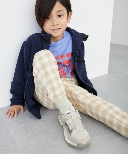 QUNTSTYLE（キュントスタイル）の「サルエルジョガーパンツ（その他パンツ・キッズ・ブラック系1/アイボリー系1/カーキ/ブルーグリーン/チャコール/ブラック系2/ネイビー/ブラック系4/グレー系/パープル系/ブラック系3/ベージュ系・100/110/120/130/140/150/160/170）」の21枚目の写真