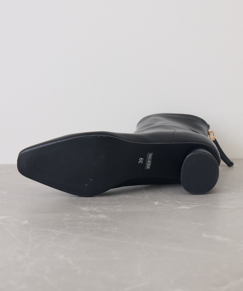 Paradise Picnic（パラダイスピクニック）の「JETEE   circleヒールショートブーツ（ブーツ・レディース・ブラック・LARGE/MEDIUM）」の19枚目の写真