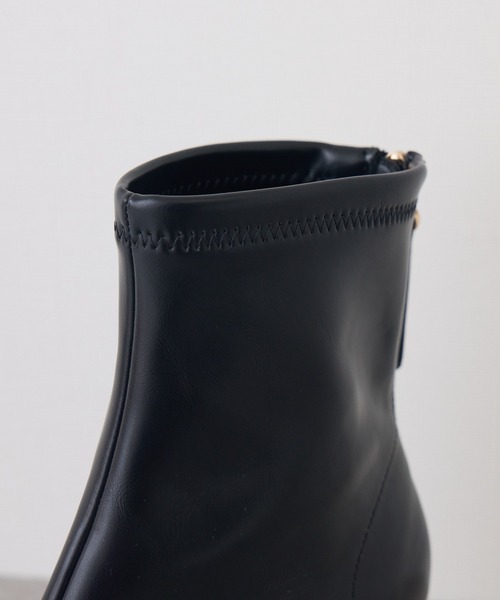 Paradise Picnic（パラダイスピクニック）の「JETEE   circleヒールショートブーツ（ブーツ・レディース・ブラック・LARGE/MEDIUM）」の21枚目の写真