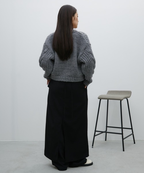 Aunt Marie's(アントマリーズ)の「ストレートキャミワンピース(ワンピース・レディース・ブラック/アイボリー/ブラウン・MT/FREE)」の17枚目の写真