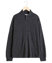 marka / マーカ：1B POLO - sp120's wool cotton knit -：M24C-17CS03C[COR]