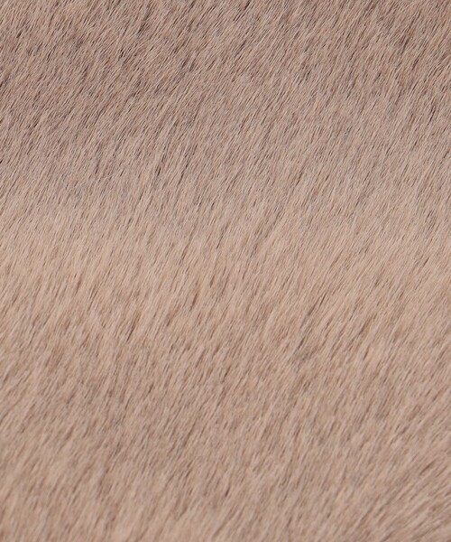 ANY（エニィ）の「ファーティペット（マフラー・レディース・黄土色系/ライトグレー系/ブラック系・F）」の6枚目の写真