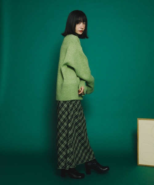 KBF（ケイビーエフ）の「リバーシブルタートルニット（ニット/セーター・レディース・グリーン系その他/ブルー系その他/ブラウン系その他・ONE）」の20枚目の写真