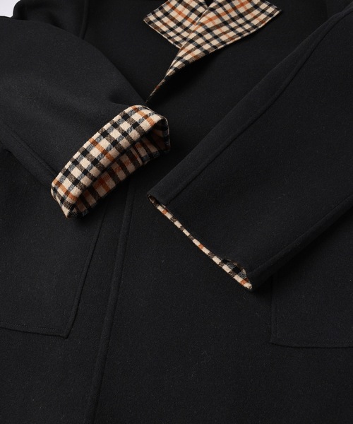 CULLNI for DAKS LONDON Wool Tie Locken Long Coat（チェスターコート