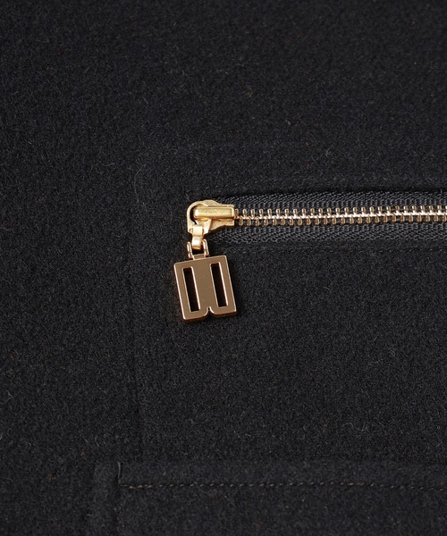 DAKS（ダックス）の「CULLNI for DAKS LONDON Wool Tie Locken Long Coat（チェスターコート・メンズ・ブラック系/ブラック×ブラック/ベージュ系・1/2/0）」の6枚目の写真