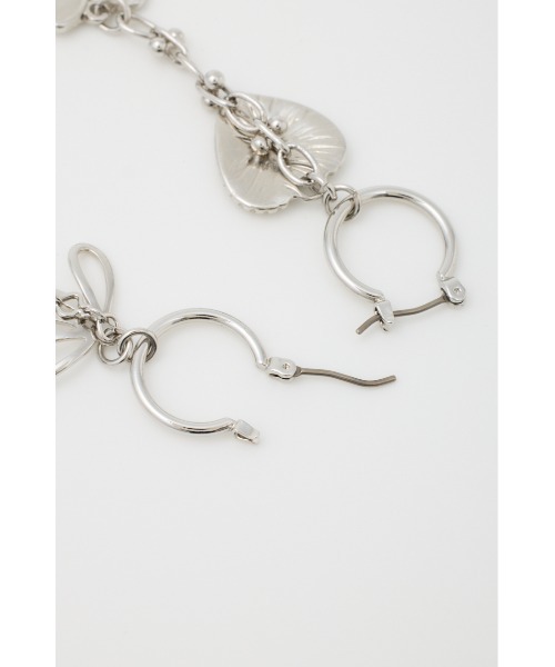 SLY（スライ）の「MANY MOTIF P/EARRING メニー モチーフ ピアス（ピアス（両耳用）・レディース・シルバー/ゴールド・FREE）」の6枚目の写真