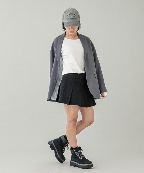 X-girl（エックスガール）の「FADED COLLEGE LOGO 6PANEL CAP（キャップ・レディース・ブラウン/ブラック・ONE SIZE）」の9枚目の写真