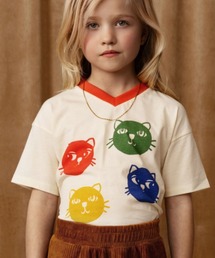 新品　25aw ミニロディーニ　minirodini 花柄　フラワー　半袖 新品 25aw ミニロディーニ minirodini 花柄 フラワー 半袖