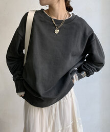 DouDou | ピグメントダメージスウェット(Tシャツ/カットソー)