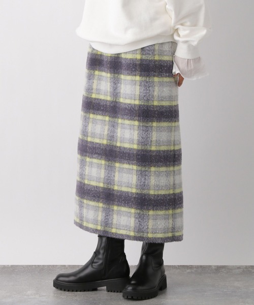 LEPSIM（レプシィム）の「ニットスカート（スカート・レディース・ネイビー・FREE）」の3枚目の写真