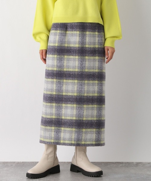 LEPSIM（レプシィム）の「ニットスカート（スカート・レディース・ネイビー・FREE）」の5枚目の写真