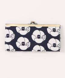【新品】ANTERINA ネイビー 花柄 長財布 新品】ANTERINA ネイビー 花柄 長財布