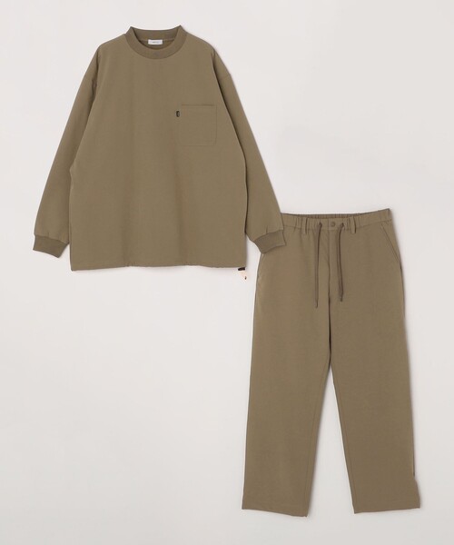 SHIPS any（シップス エニィ）の「SHIPS any:〈洗濯機可能〉ストレッチ 裏起毛 ウォーム アーバン ピステ (セットアップ対応)◇（スウェット・メンズ・ブラック/オリーブ/ベージュ/ダークブルー/ダークグレー/カーキ・SMALL/MEDIUM/LARGE/X-LARGE）」の11枚目の写真