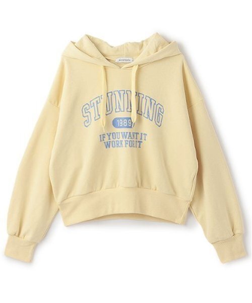 LOVETOXIC（ラブトキシック）の「【GOODPRICE】カレッジコンパクトプルパーカ（パーカー・キッズ・アイボリー/サックスブルー/チャコール/イエロー・M:150cm/L:160cm/S:140cm）」の7枚目の写真