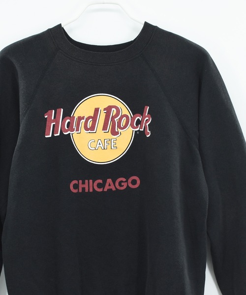 【ヴィンテージ古着】90’s Hard Rock CAFE CHICAGO 企業ロゴ プリント スウェット