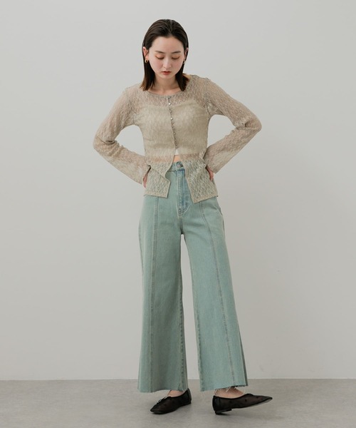 SENSE OF PLACE by URBAN RESEARCH(センスオブプレイスバイアーバンリサーチ)の「ハートチュールフラットシューズ(バレエシューズ・レディース・ブラック系その他/アイボリー/ブラック・SMALL/MEDIUM/LARGE)」の10枚目の写真