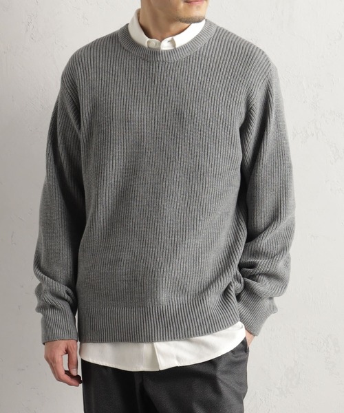 FOUND GOOD(ファウンドグッド)の「アゼニットプルオーバー(ニット/セーター・メンズ・グレー系/グレー系1/ブルー系/ネイビー・M/XL/L)」の13枚目の写真