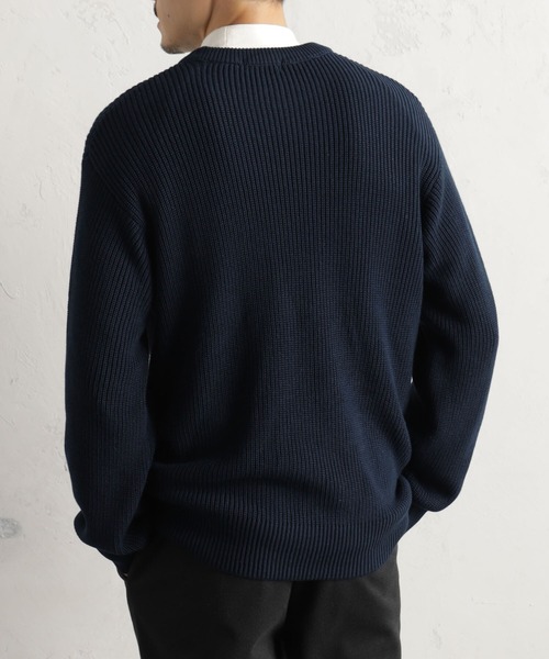 FOUND GOOD(ファウンドグッド)の「アゼニットプルオーバー(ニット/セーター・メンズ・グレー系/グレー系1/ブルー系/ネイビー・M/XL/L)」の5枚目の写真