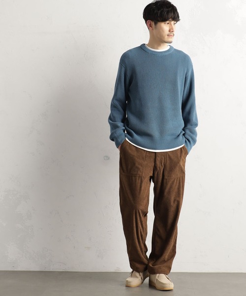 FOUND GOOD(ファウンドグッド)の「アゼニットプルオーバー(ニット/セーター・メンズ・グレー系/グレー系1/ブルー系/ネイビー・M/XL/L)」の18枚目の写真