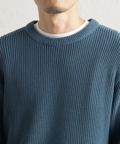 FOUND GOOD(ファウンドグッド)の「アゼニットプルオーバー(ニット/セーター・メンズ・グレー系/グレー系1/ブルー系/ネイビー・M/XL/L)」の16枚目の写真