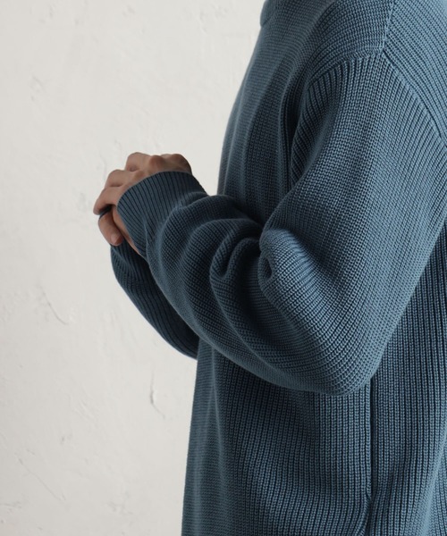 FOUND GOOD(ファウンドグッド)の「アゼニットプルオーバー(ニット/セーター・メンズ・グレー系/グレー系1/ブルー系/ネイビー・M/XL/L)」の15枚目の写真