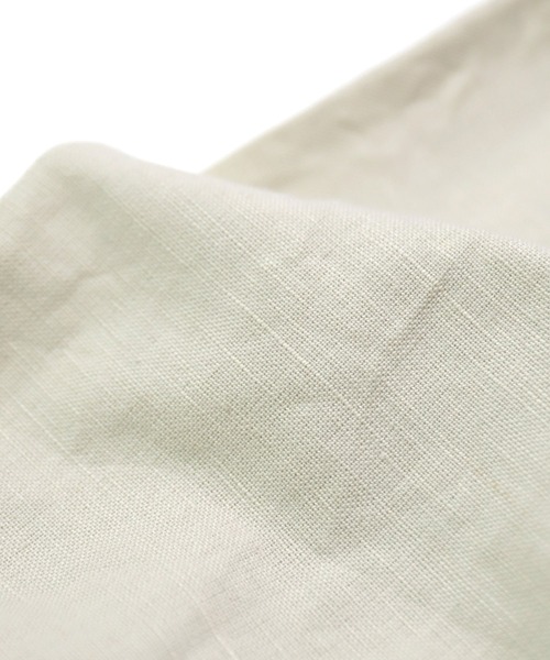 Brocante（ブロカント）の「[Brocante / ブロカント] 綿麻ヘビーキャンバス レトロリーニュシャツ（シャツ/ブラウス・レディース・ベージュ/ラベンダー・2）」の6枚目の写真
