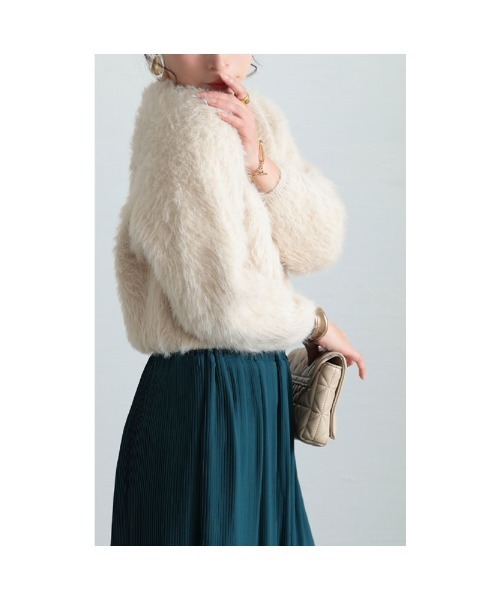 Sawa a la mode(サワアラモード)の「ファーニットセーター(ニット/セーター・レディース・ブラウン/ベージュ/ブラック・FREE)」の17枚目の写真