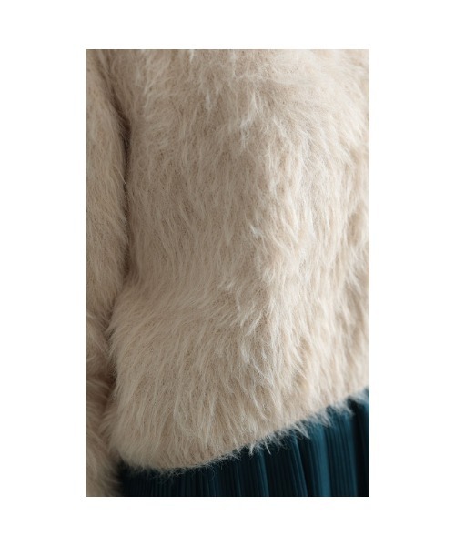 Sawa a la mode(サワアラモード)の「ファーニットセーター(ニット/セーター・レディース・ブラウン/ベージュ/ブラック・FREE)」の14枚目の写真