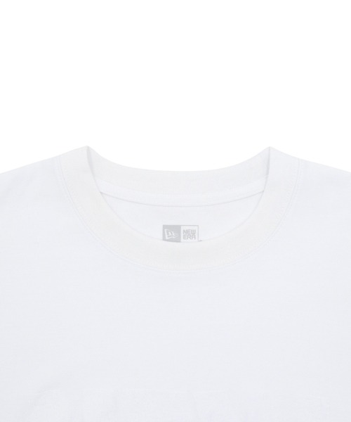 NEW ERA(ニューエラ)の「ニューエラ 半袖Tシャツ コットン ジャカードパイルスクエアロゴ(Tシャツ/カットソー・メンズ・ホワイト/ブラック・M/L/XL/XXL/S)」の9枚目の写真