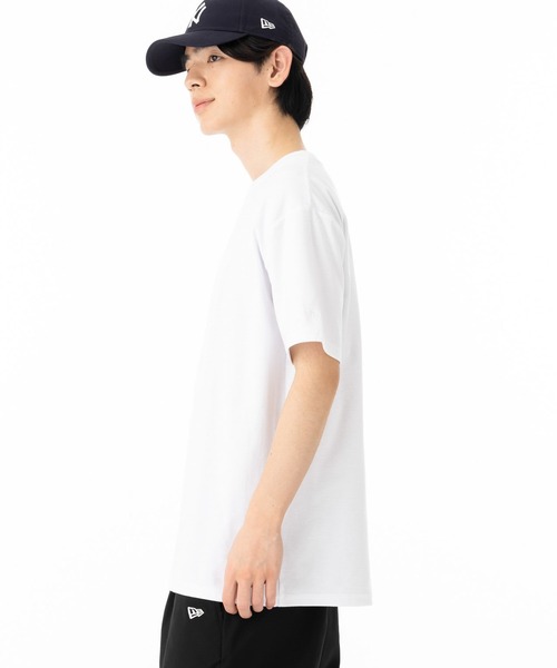 NEW ERA(ニューエラ)の「ニューエラ 半袖Tシャツ コットン ジャカードパイルスクエアロゴ(Tシャツ/カットソー・メンズ・ホワイト/ブラック・M/L/XL/XXL/S)」の3枚目の写真