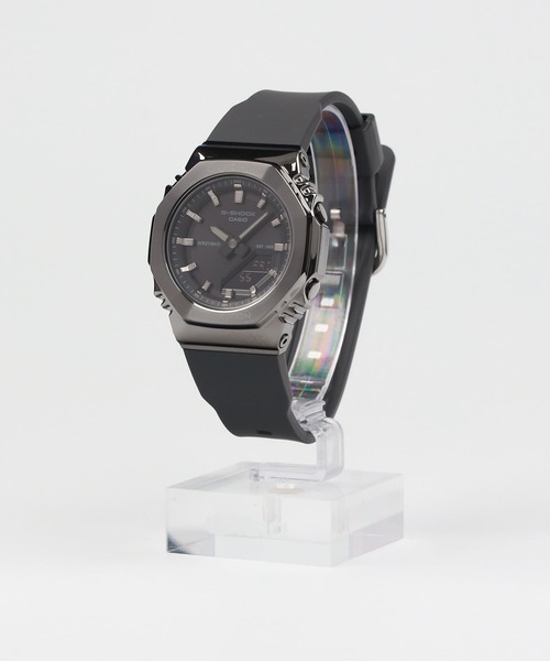 G-SHOCK(ジーショック)の「GM-S2110シリーズ / メタルベゼル / GM-S2110B-8AJF(アナログ腕時計・レディース・ダークグレー・FREE)」の3枚目の写真