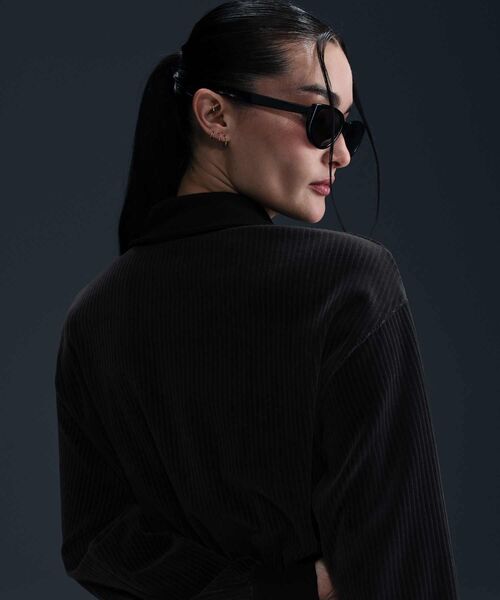 国内発送『NIKE』ベロアクロップド1/4ジップトップ セール】ナイキ スポーツウェア ウィメンズ ベロア クロップド 1
