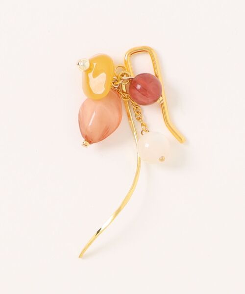 tone(トーン)の「【MUURABBTI】ゴールドジャラジャラポニーフック(MA)(その他ヘアアクセサリー・レディース・オレンジ・FREE)」の4枚目の写真
