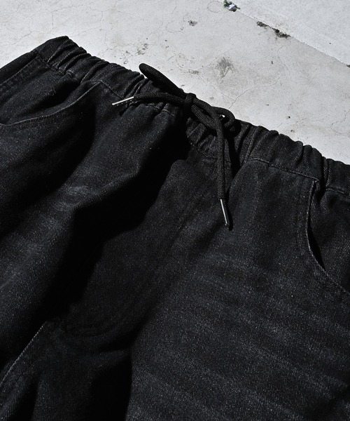 kutir(クティール)の「VINTAGE LIKE BUGGY CARGO DENIM/ヴィンテージライクバギーカーゴデニム(デニムパンツ・メンズ・グレー/ブラック・LARGE/MEDIUM/SMALL)」の9枚目の写真