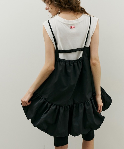 セール】裾バルーンボリュームキャミチュニック（シャツ/ブラウス