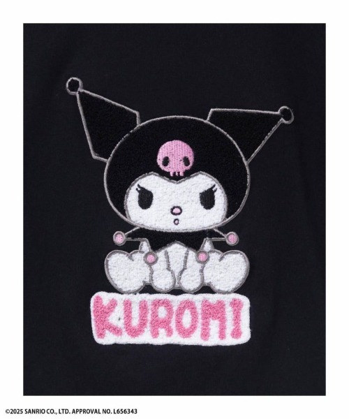 sanrio(サンリオ)の「【Sanrio/サンリオ】 サンリオキャラクターズ サガラ刺繍Tシャツ(Tシャツ/カットソー・キッズ・ブラック/クリーム/サックスブルー/パープル・150/100/110/120/130/140)」の9枚目の写真