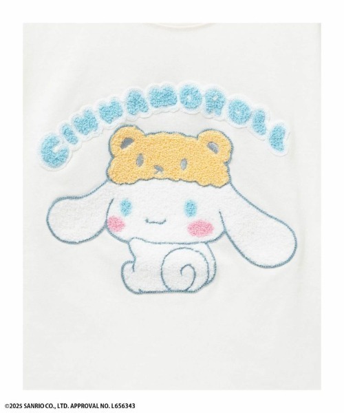 sanrio(サンリオ)の「【Sanrio/サンリオ】 サンリオキャラクターズ サガラ刺繍Tシャツ(Tシャツ/カットソー・キッズ・ブラック/クリーム/サックスブルー/パープル・150/100/110/120/130/140)」の12枚目の写真