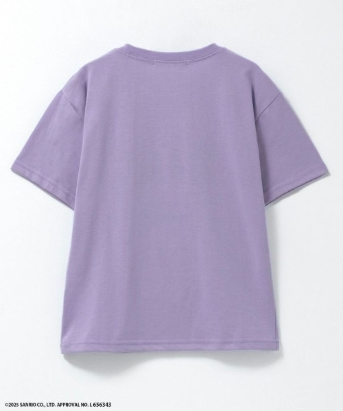 sanrio(サンリオ)の「【Sanrio/サンリオ】 サンリオキャラクターズ サガラ刺繍Tシャツ(Tシャツ/カットソー・キッズ・ブラック/クリーム/サックスブルー/パープル・150/100/110/120/130/140)」の8枚目の写真