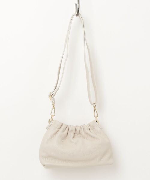 AULENTTI（オウレンティ）の「[AULENTTI/オーレンティ] DOLLARO 2WAY チェーンショルダー レザーミニバッグ（ショルダーバッグ・レディース・ブラック/オフホワイト・F）」の10枚目の写真