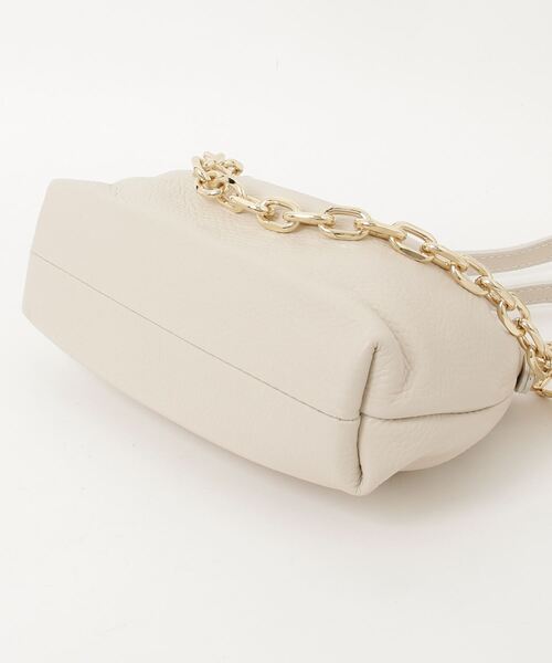 AULENTTI（オウレンティ）の「[AULENTTI/オーレンティ] DOLLARO 2WAY チェーンショルダー レザーミニバッグ（ショルダーバッグ・レディース・ブラック/オフホワイト・F）」の11枚目の写真