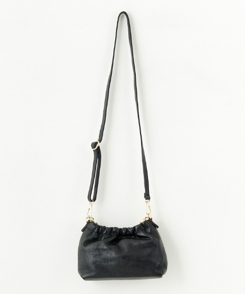 AULENTTI（オウレンティ）の「[AULENTTI/オーレンティ] DOLLARO 2WAY チェーンショルダー レザーミニバッグ（ショルダーバッグ・レディース・ブラック/オフホワイト・F）」の17枚目の写真