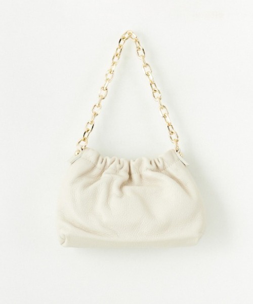 AULENTTI（オウレンティ）の「[AULENTTI/オーレンティ] DOLLARO 2WAY チェーンショルダー レザーミニバッグ（ショルダーバッグ・レディース・ブラック/オフホワイト・F）」の20枚目の写真