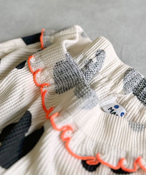 MARKEY'S（マーキーズ）の「総柄ワッフルフレアーパンツ/おとな（その他パンツ・レディース・ピンク/ブラウン/ライトグリーン/ブラック・160cm）」の8枚目の写真