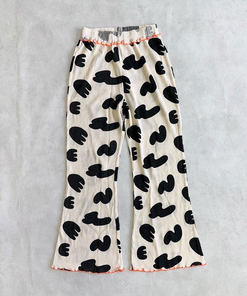 MARKEY'S（マーキーズ）の「総柄ワッフルフレアーパンツ/おとな（その他パンツ・レディース・ピンク/ブラウン/ライトグリーン/ブラック・160cm）」の6枚目の写真
