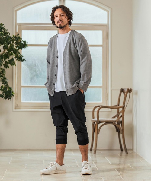 Magine(マージン)の「mp13232- Stretch Nylon Fabric Cropped Pants クロップドジョガーパンツ(その他パンツ・メンズ・チャコール/ブラック/ブルーグリーン・44/46/48)」の8枚目の写真