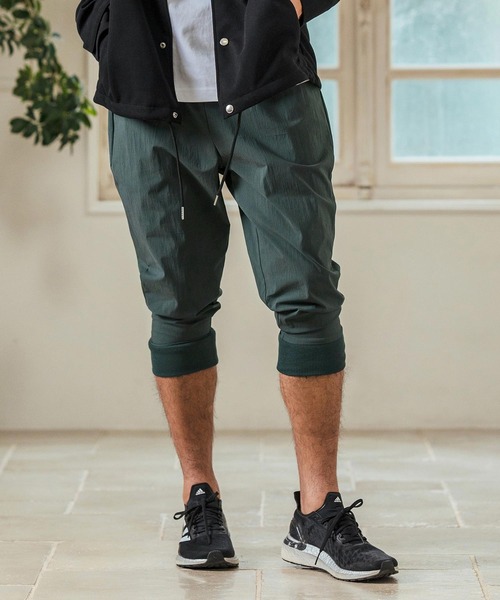 Magine(マージン)の「mp13232- Stretch Nylon Fabric Cropped Pants クロップドジョガーパンツ(その他パンツ・メンズ・チャコール/ブラック/ブルーグリーン・44/46/48)」の16枚目の写真