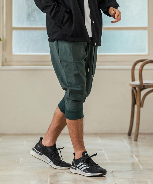 Magine(マージン)の「mp13232- Stretch Nylon Fabric Cropped Pants クロップドジョガーパンツ(その他パンツ・メンズ・チャコール/ブラック/ブルーグリーン・44/46/48)」の17枚目の写真