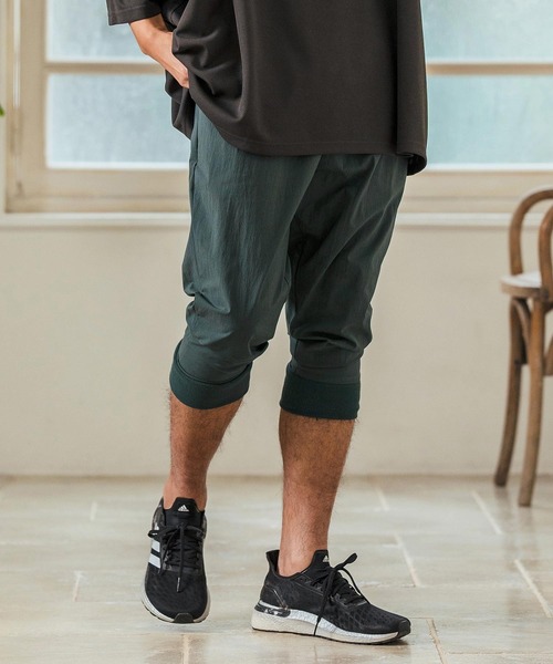 Magine(マージン)の「mp13232- Stretch Nylon Fabric Cropped Pants クロップドジョガーパンツ(その他パンツ・メンズ・チャコール/ブラック/ブルーグリーン・44/46/48)」の18枚目の写真
