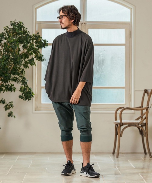 Magine(マージン)の「mp13232- Stretch Nylon Fabric Cropped Pants クロップドジョガーパンツ(その他パンツ・メンズ・チャコール/ブラック/ブルーグリーン・44/46/48)」の21枚目の写真